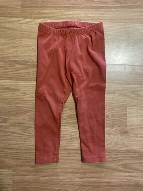 Cat & Jack Rust Orange Kids Cotton Leggings